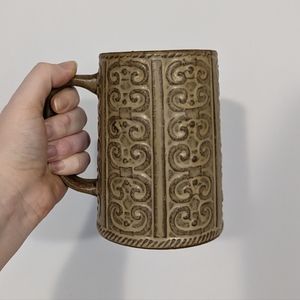 XL pottery mug